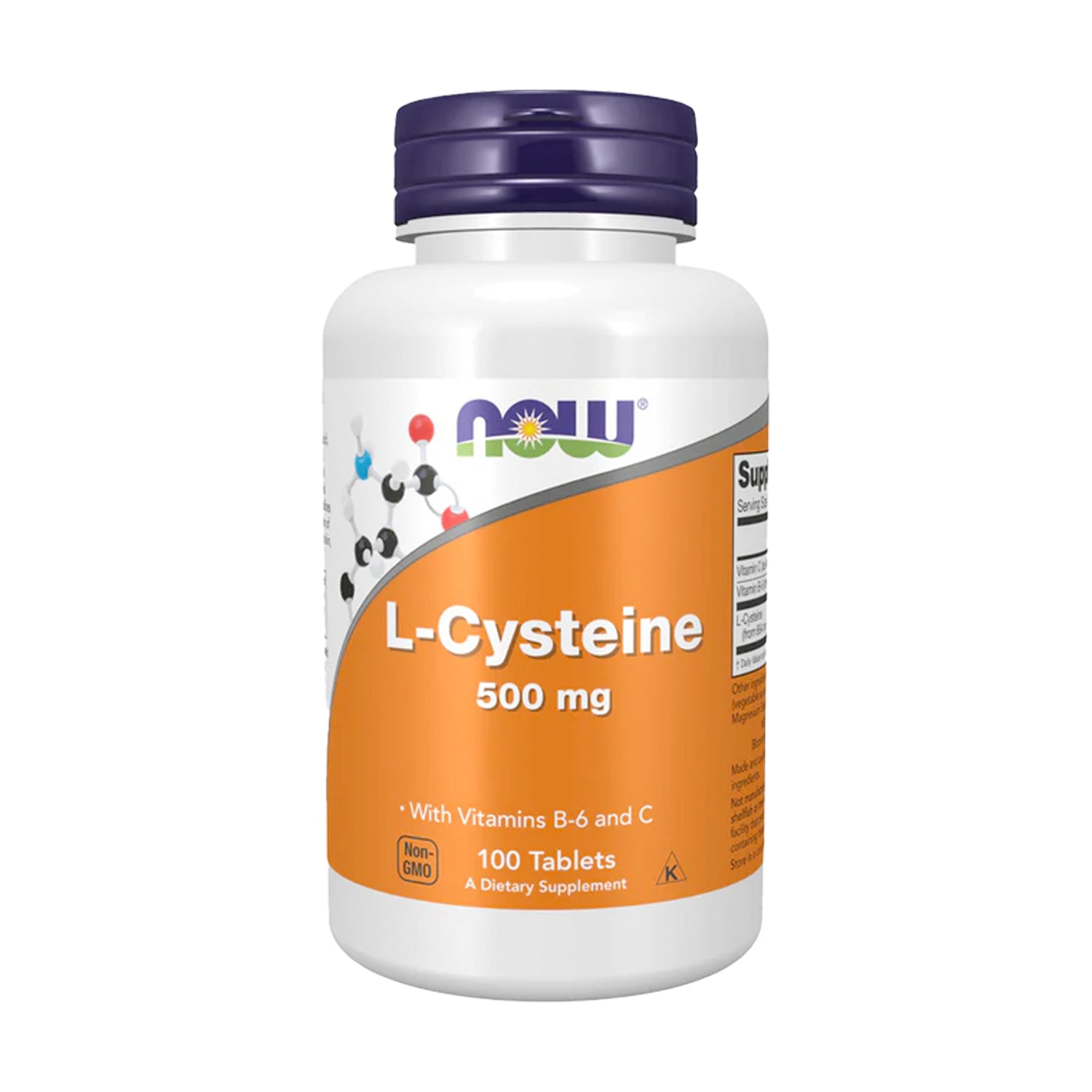 NOW Foods L-Cysteine 500 mg 100 tabletter