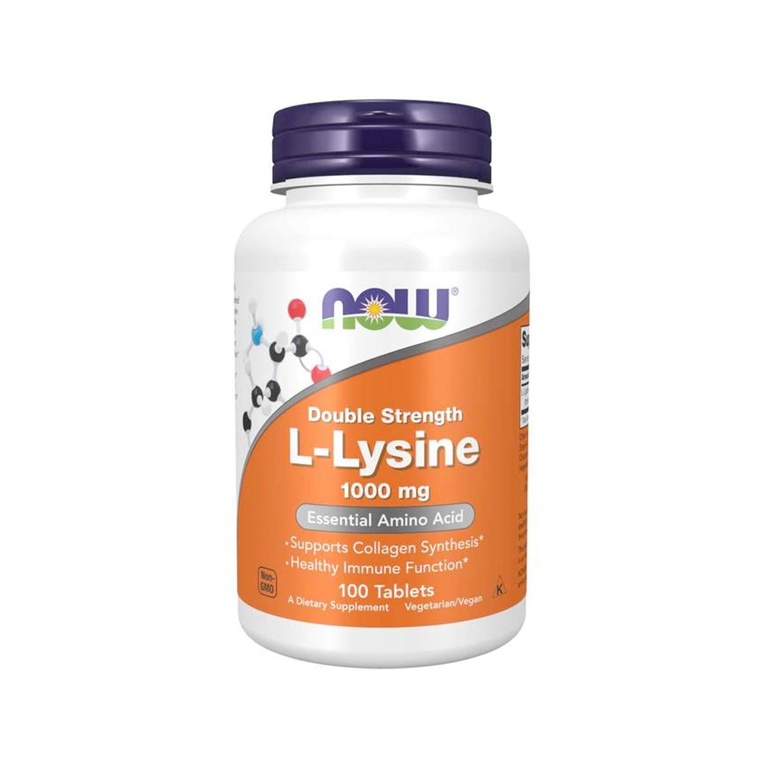 NOW Foods L-Lysine 1000 mg 100 tabletter