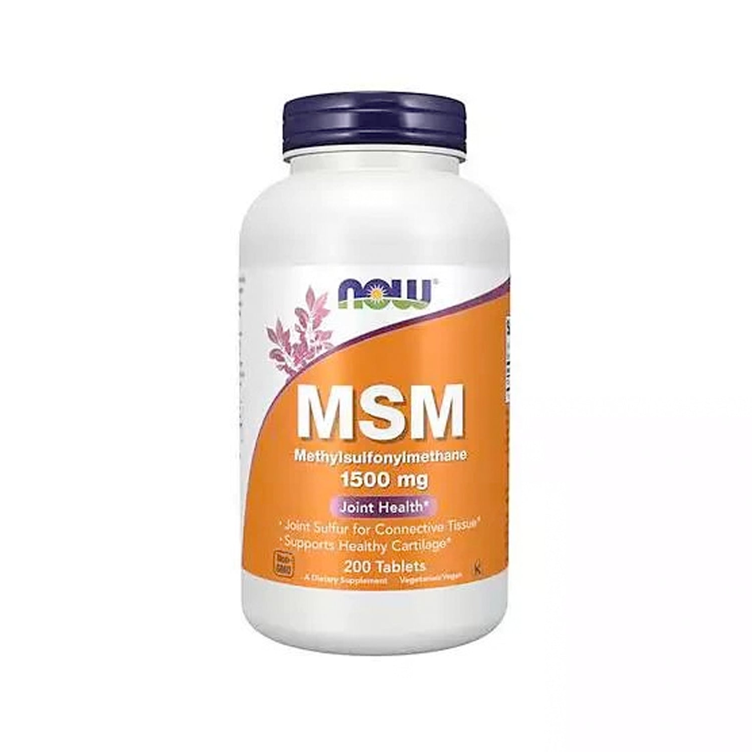 NOW Foods MSM Methylsulfonylmethane 1500 mg 200 tabletit
