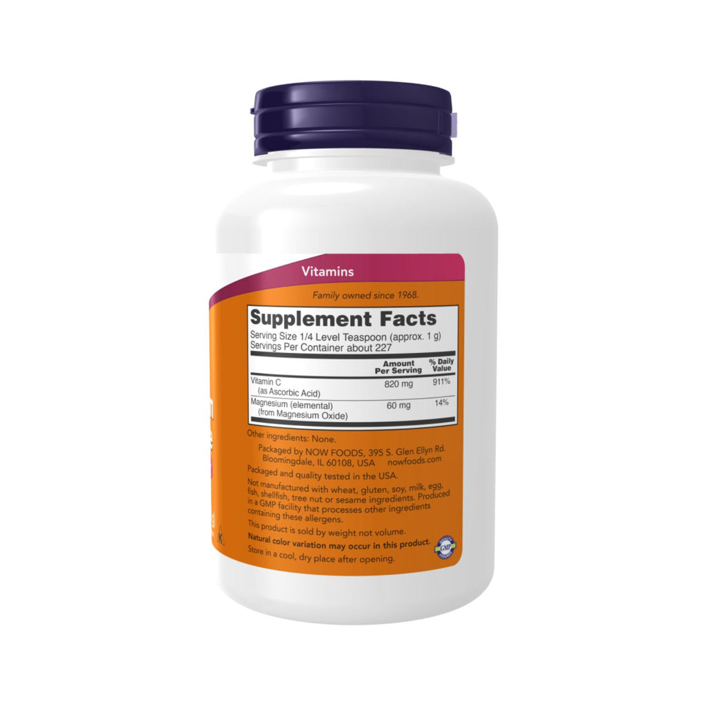 NOW Foods Magnesium Ascorbate Buffered Powder