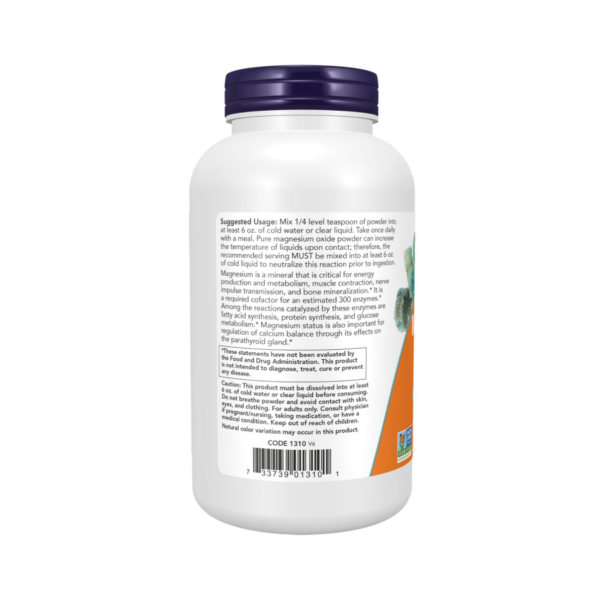 NOW Foods Magnesium Oxide Pure Powder