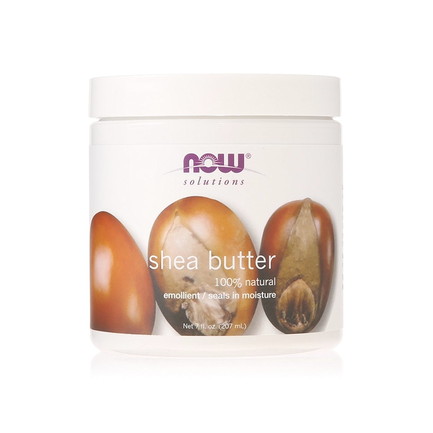 NOW Foods sheasmör i burk, 100% naturligt, 207 ml