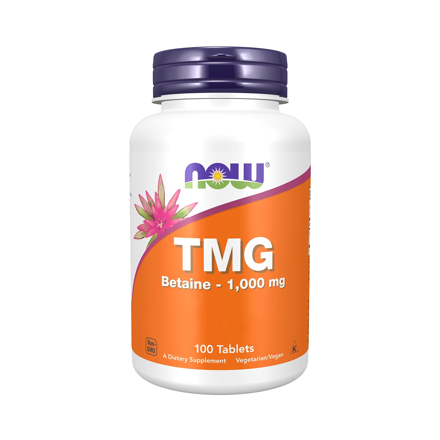 NOW Foods TMG (Trimethylglycine) 1000 mg 100 Tabletter