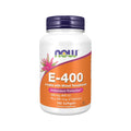 NOW Foods E-400 vitamin E-tillskott i burk med 100 mjuka kapslar
