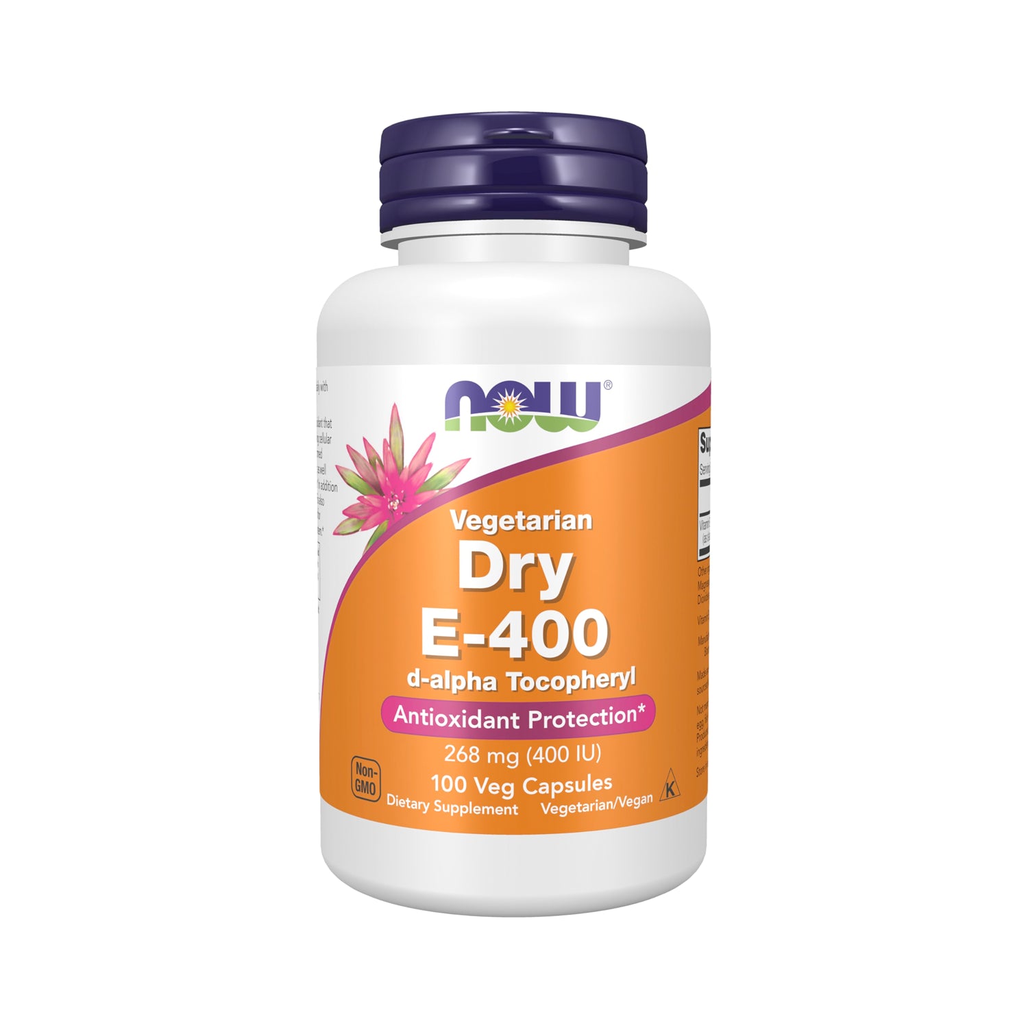 NOW Foods Vitamin E-400 Dry 100 Kapslar