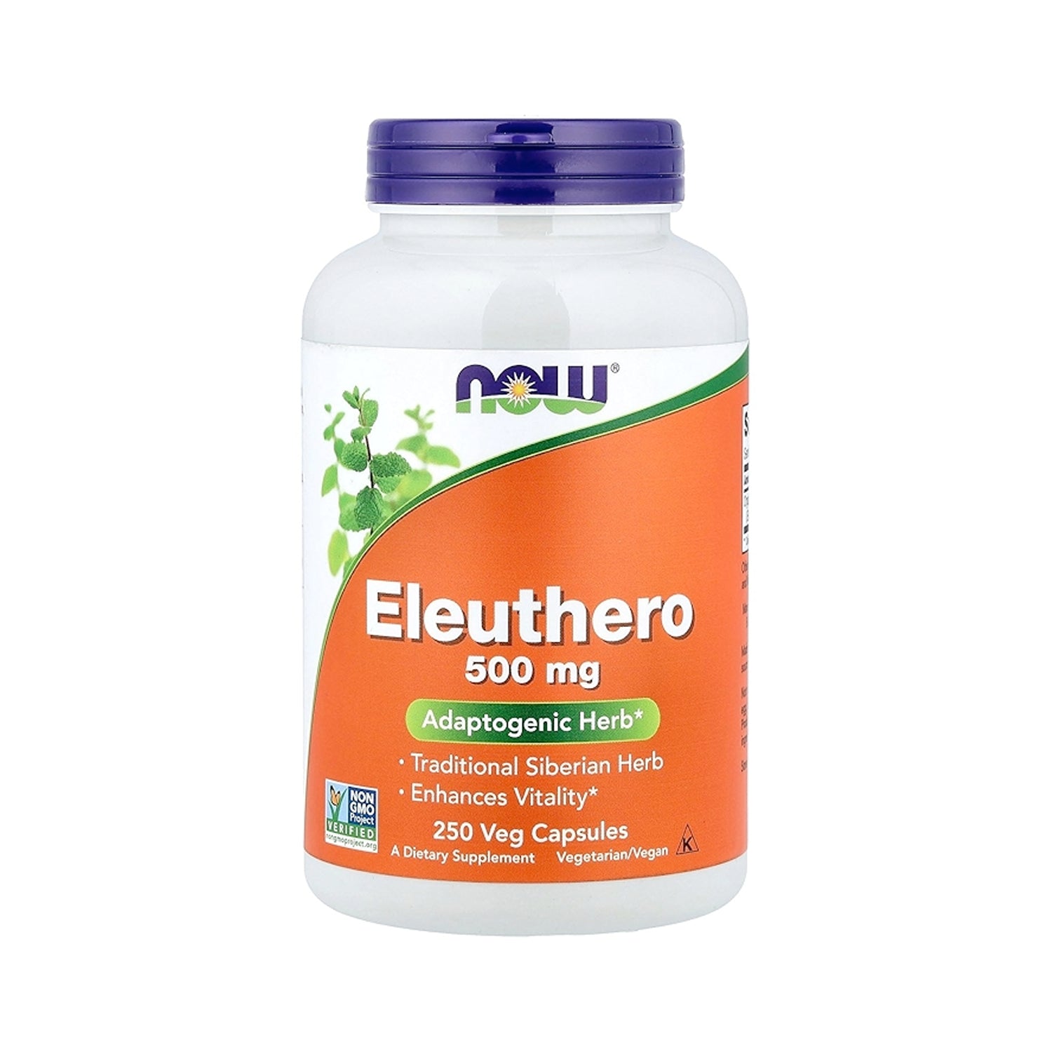 NOW Foods Eleuthero 500 mg 250 Kapslar