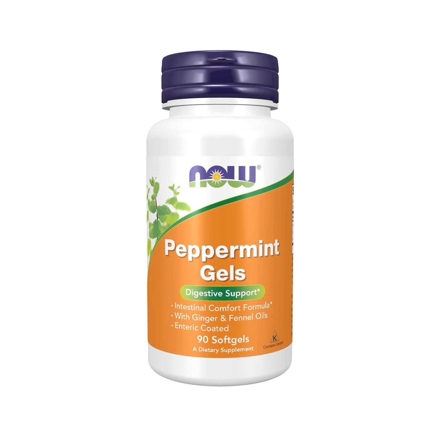 NOW Foods Peppermint Gels 90 kapselit