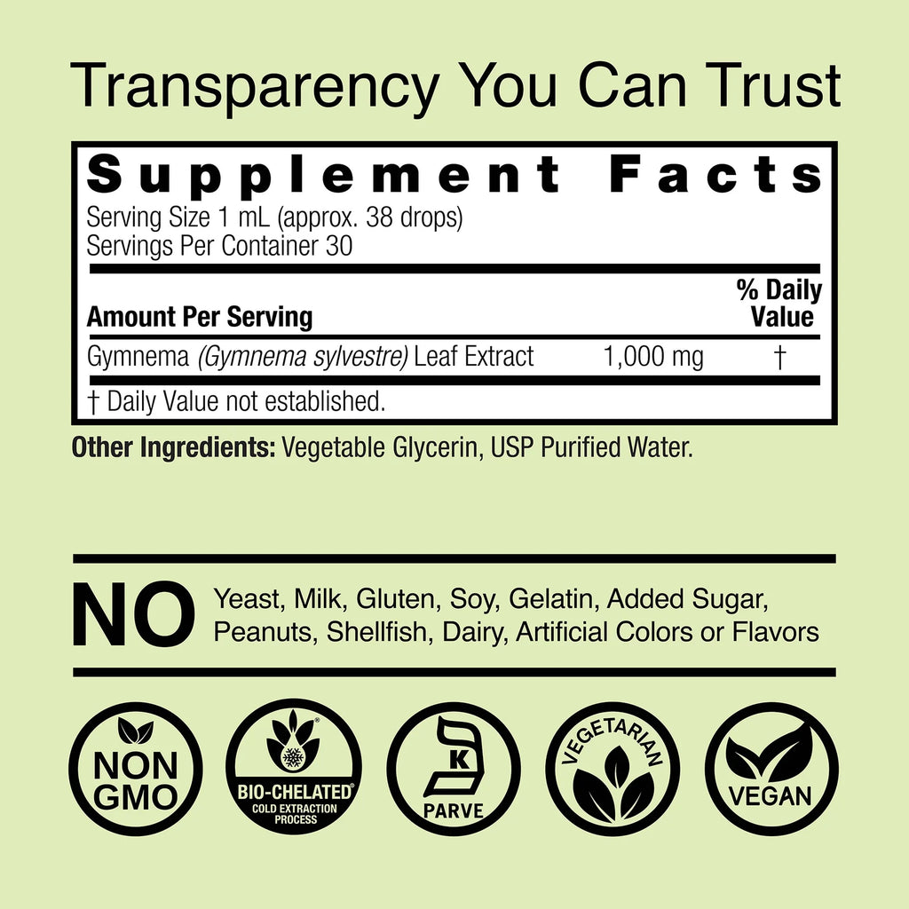 Nature's Answer Gymnema Leaf Extract 1000 mg 30 ml