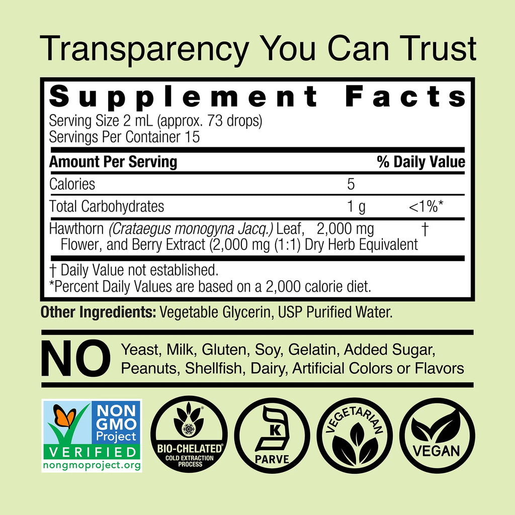 Nature's Answer Hawthorn Berry 2000 mg 30 ml