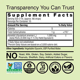 Nature's Answer Horsetail Extract 2000 mg 30 ml