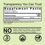 Nature's Answer Korean Ginseng 500 mg 50 Kapselit