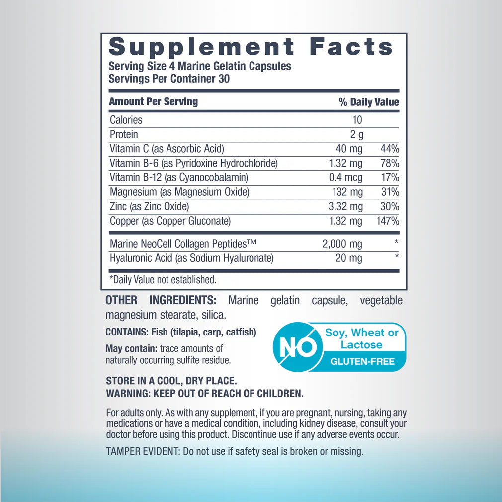 NeoCell Marine Collagen Peptides 120 Kapselit
