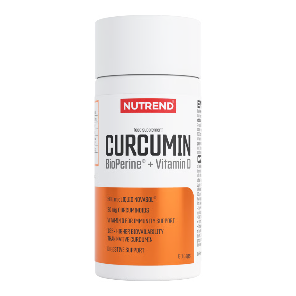 Nutrend Curcumin + Bioperine + Vitamin D 60 Kapselit