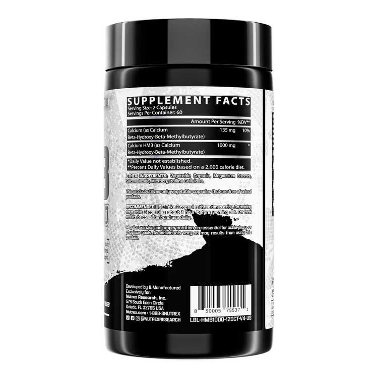Nutrex Research HMB 1000 120 Kapselit