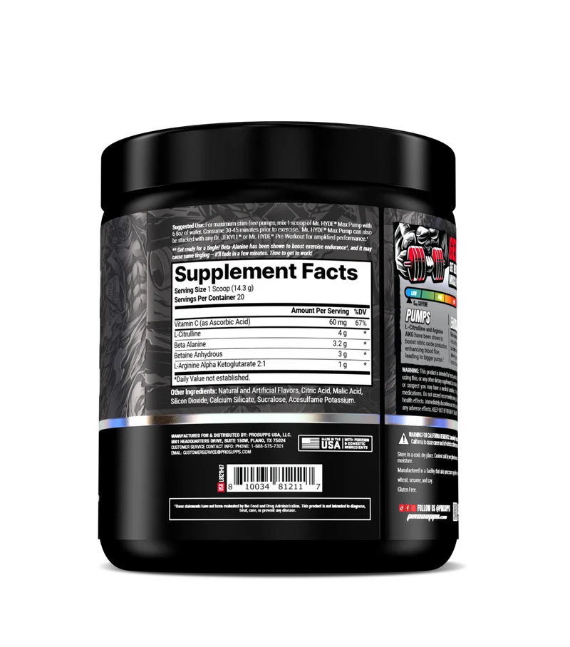 ProSupps Hyde Max Pump 253 g