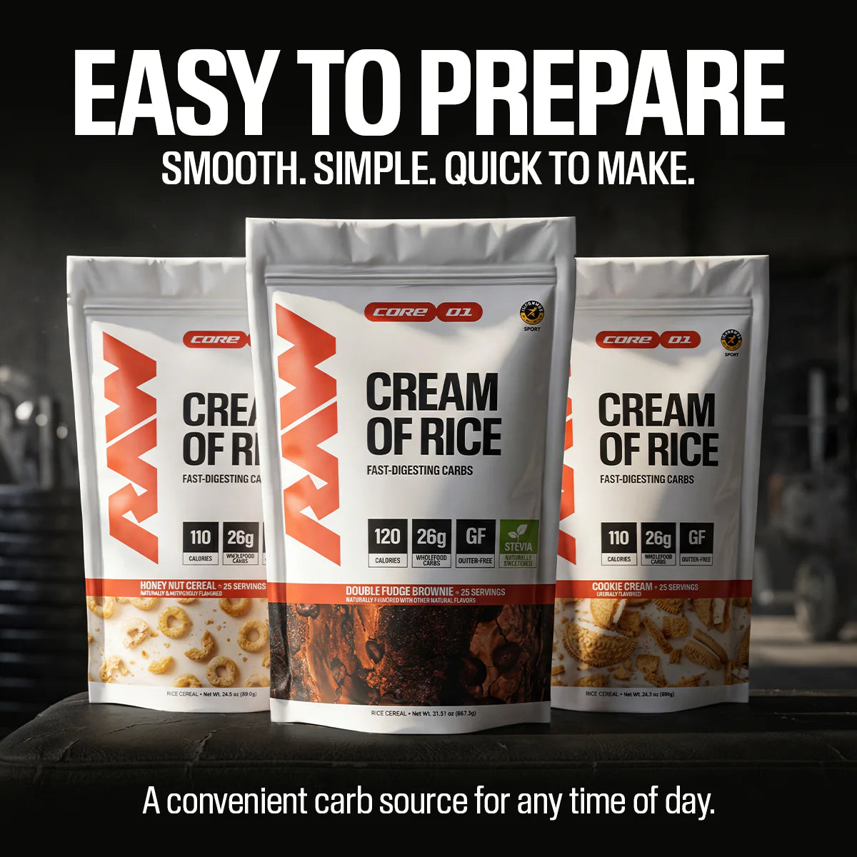Raw Nutrition Cream of Rice 800 g