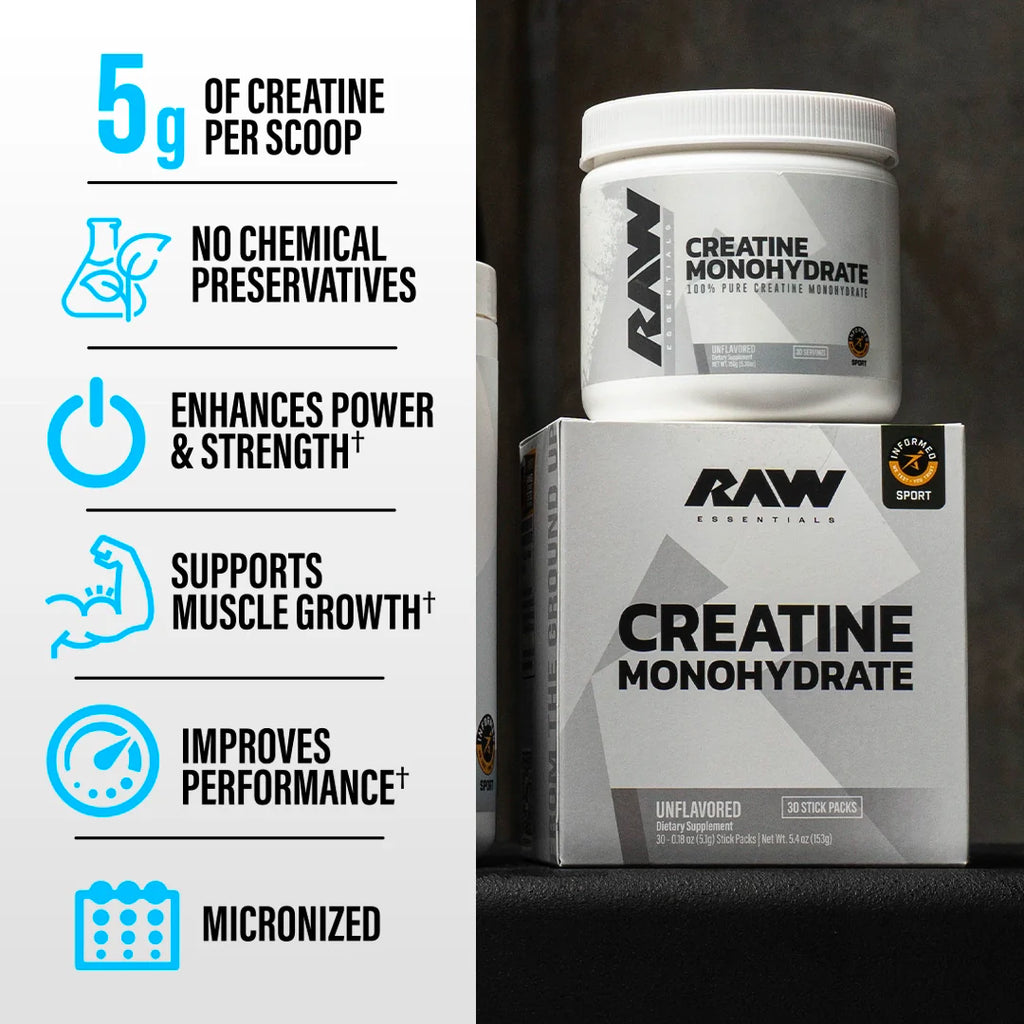 Raw Nutrition Creatine Monohydrate 213g