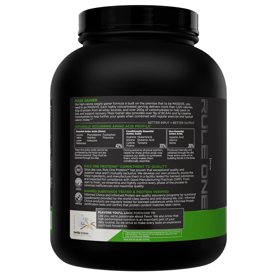 Rule One Mass Gainer 2600 g