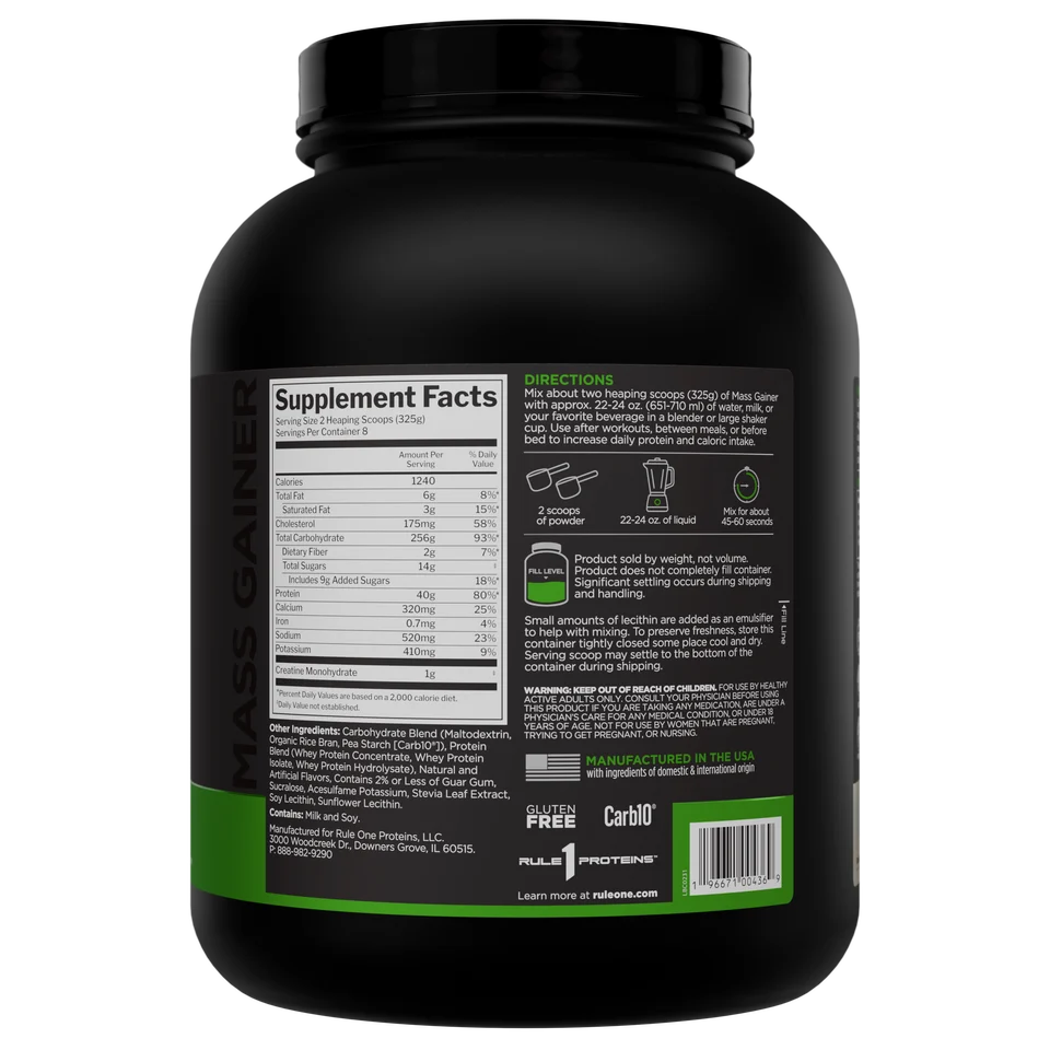 Rule One Mass Gainer 2600 g
