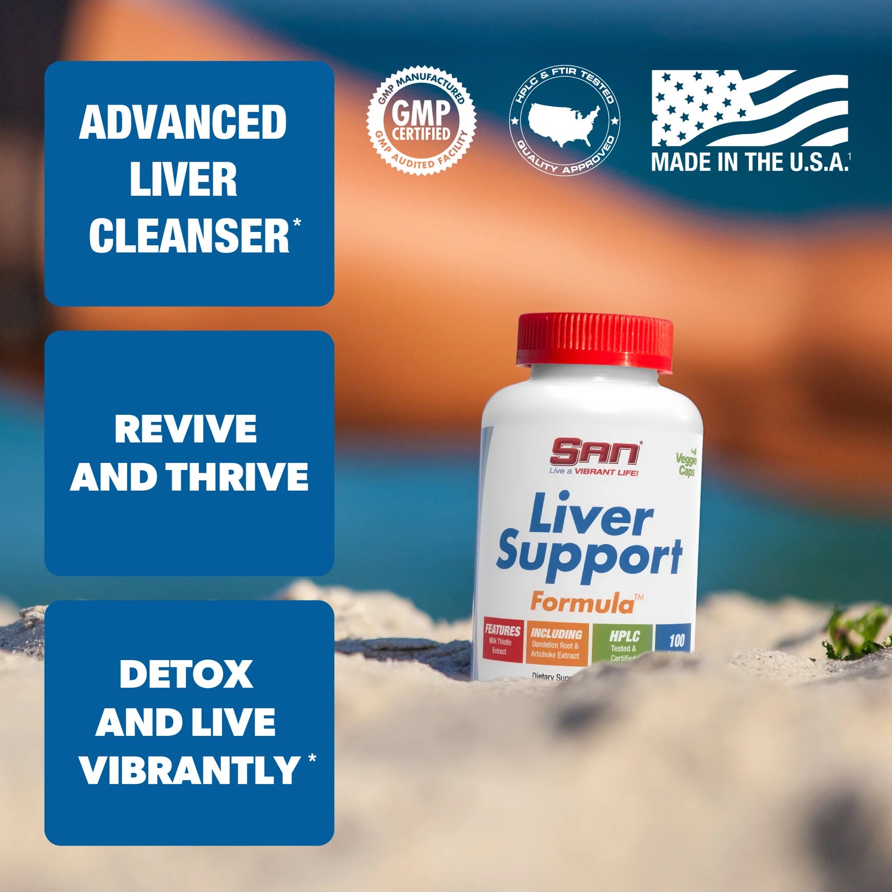 SAN Liver Support Formula 100 Kapselit