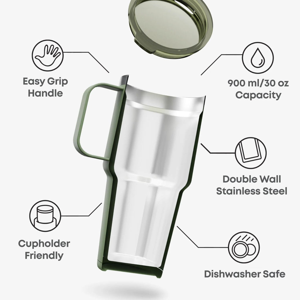 SmartShake Bohtal Insulated Nomad Tumbler Green