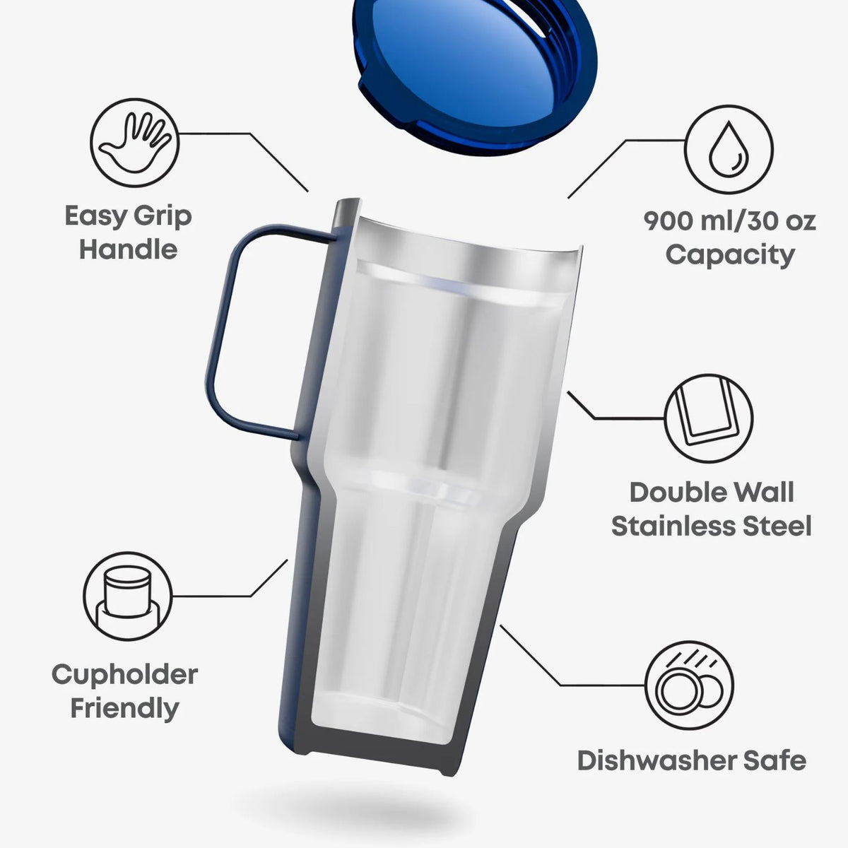 SmartShake Bohtal Insulated Nomad Tumbler Harry Potter Ravenclaw
