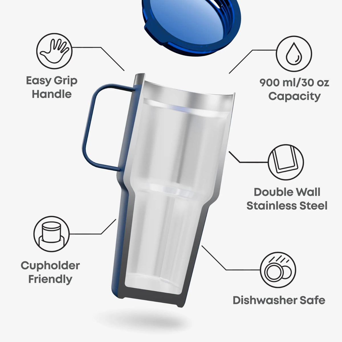 SmartShake Bohtal Insulated Nomad Tumbler DC Comics Superman