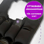 Thunder Fitness Viktväst PRO 10 kg Normal