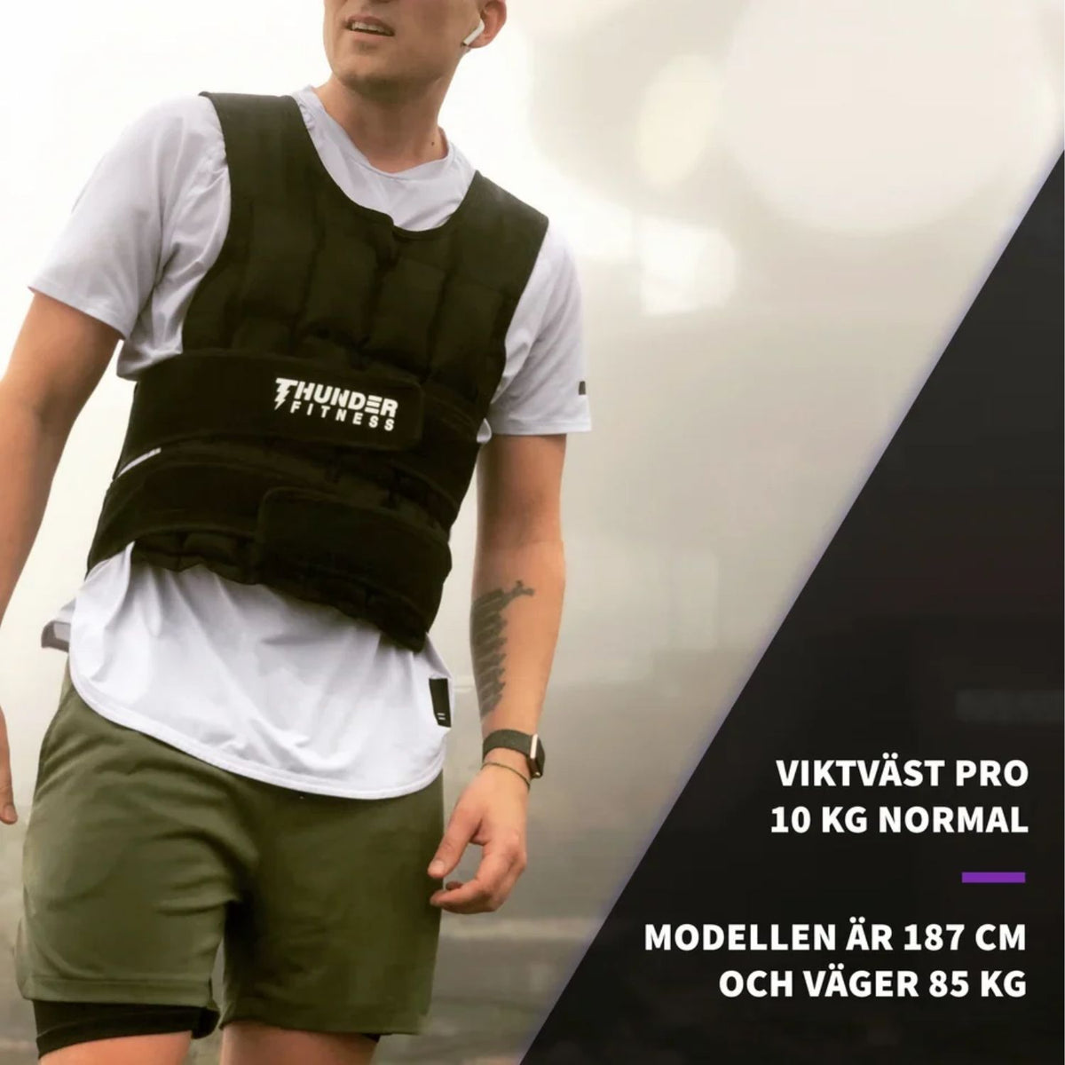 Thunder Fitness Viktväst PRO 10 kg Normal