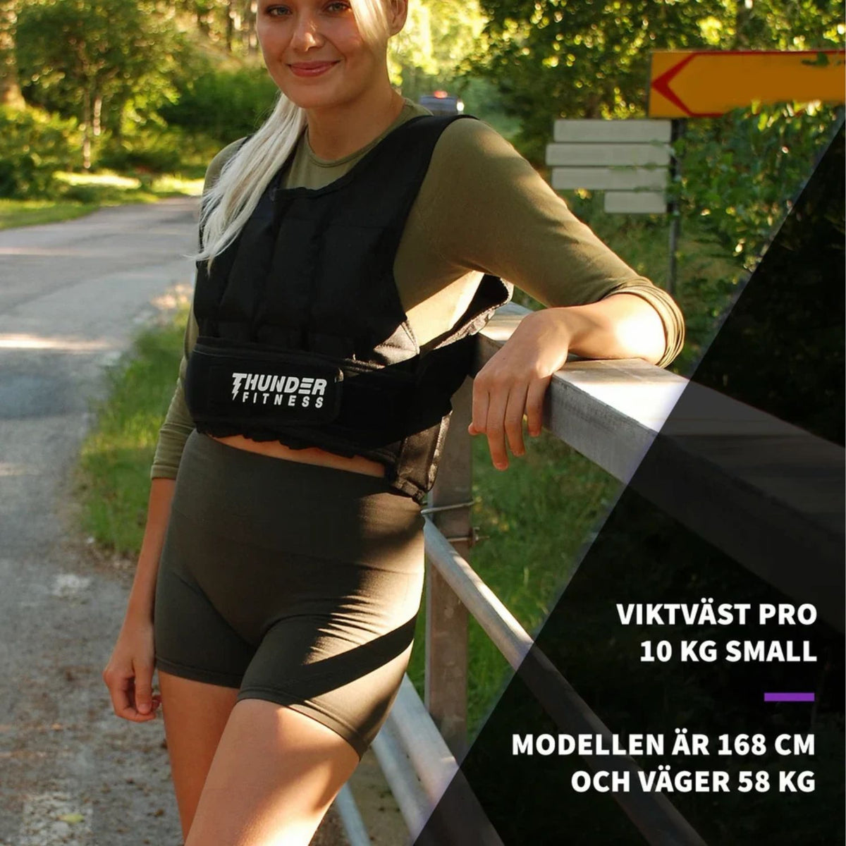 Thunder Fitness Viktväst PRO 10 kg Small