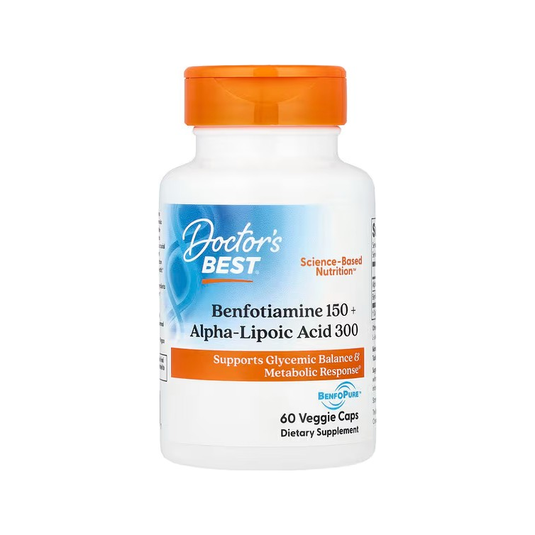 Benfotiamine 150 + Alpha-Lipoic Acid 300 - 60 vcaps