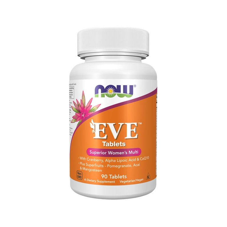 NOW Foods Eve-kosttillskottflaska med 90 tabletter