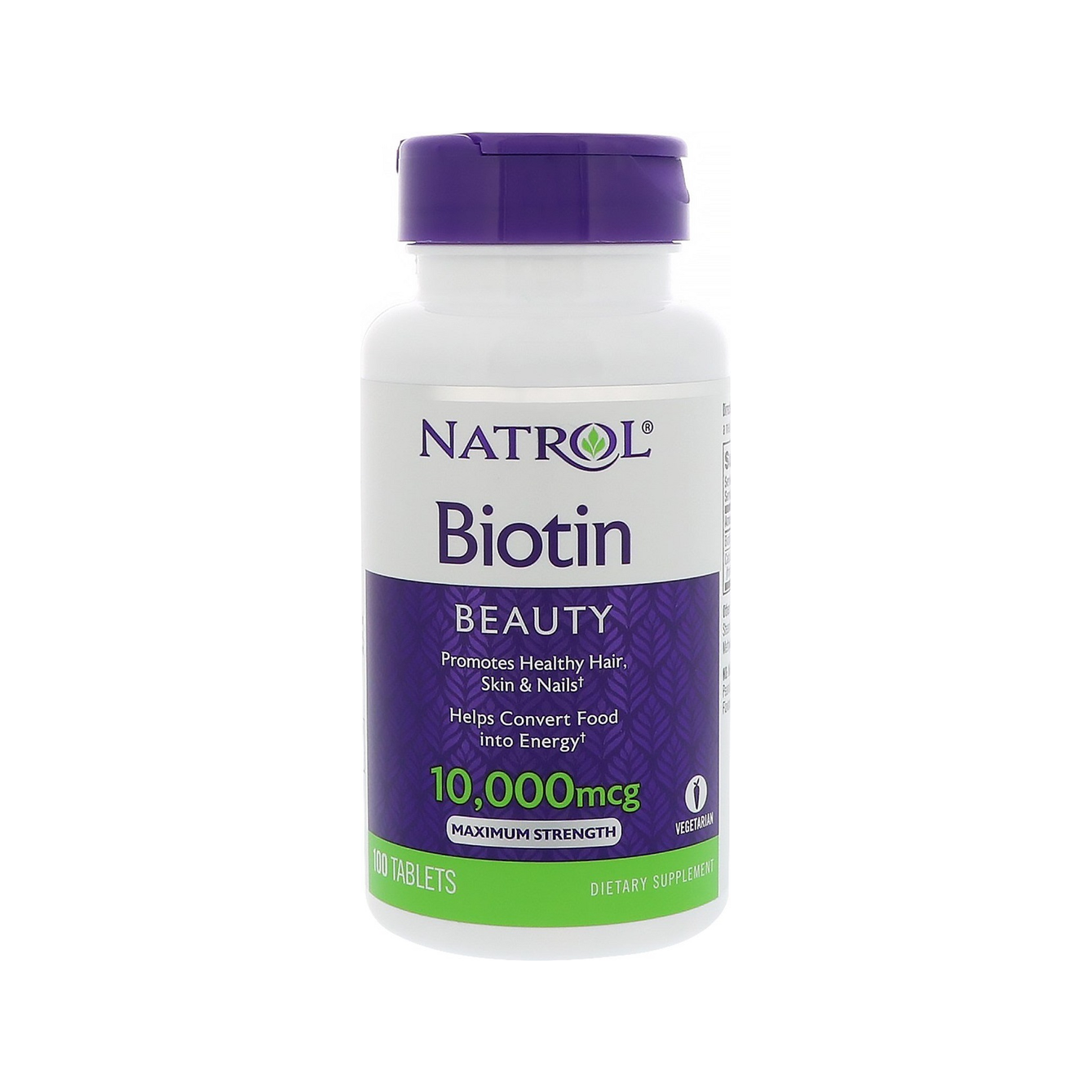 Biotin, 10000mcg - 100 tablets