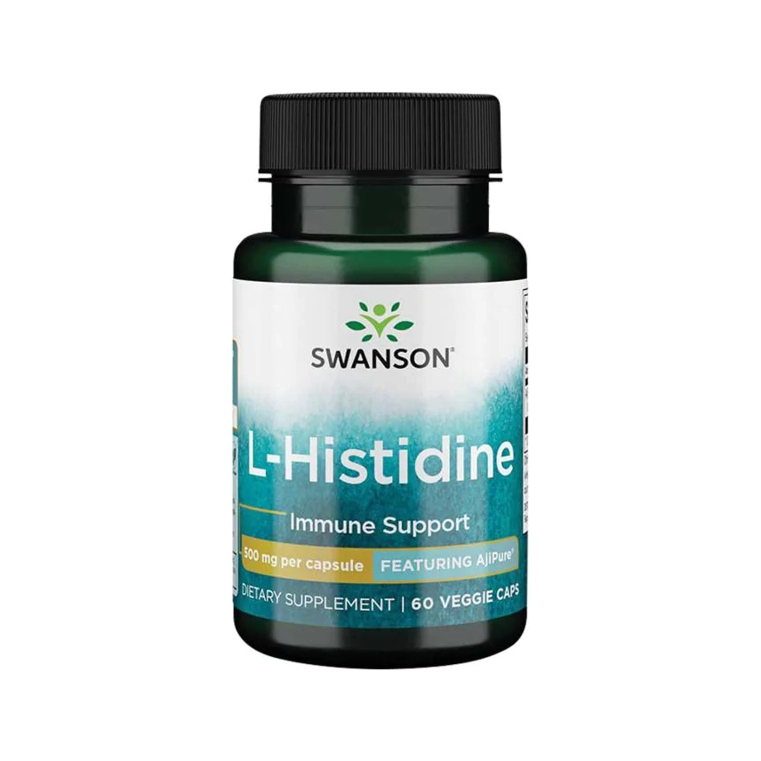 AjiPure L-Histidine, 500mg - 60 vcaps