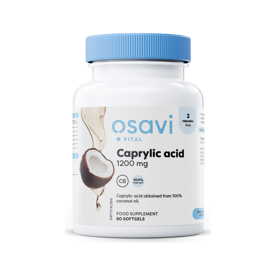 Caprylic Acid, 1200mg - 60 softgels