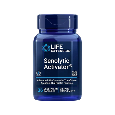 Senolytisk aktiverare från Life Extension, flaska med 36 vegetarisk kapslar