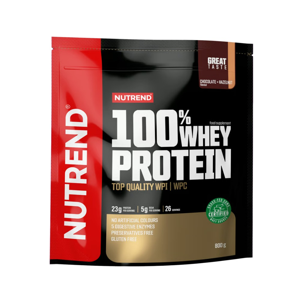 100% Whey Protein, Chocolate & Hazelnut - 800 grams
