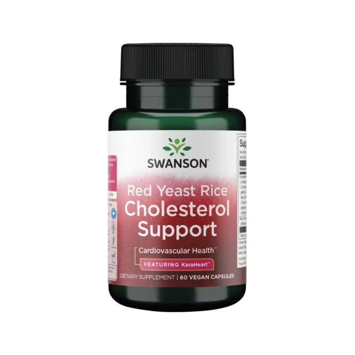 Red Yeast Rice Cholesterol Support - 60 vcaps