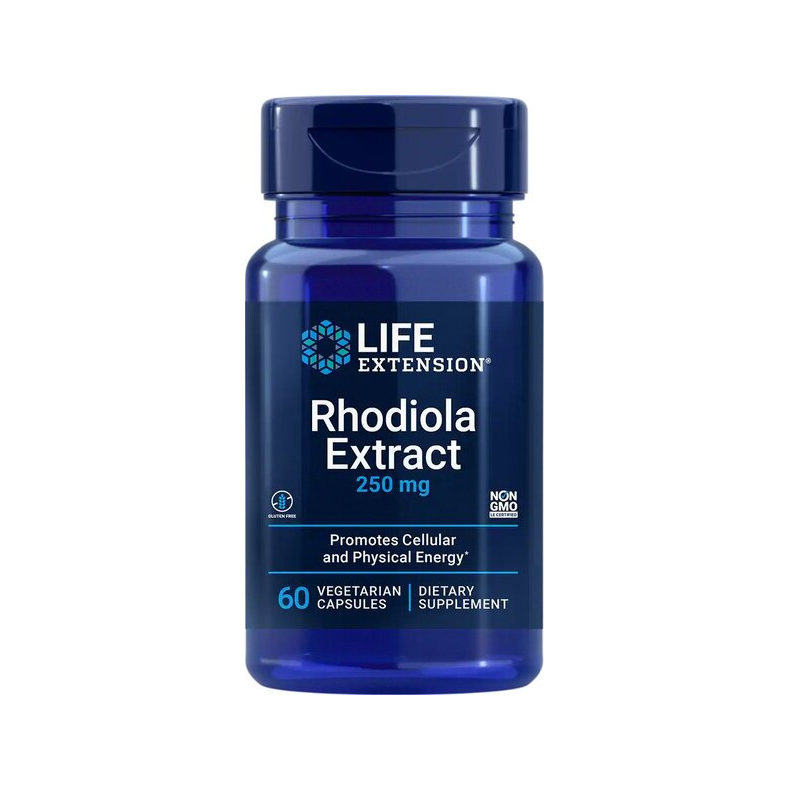 Rhodiola Extract, 250mg - 60 vcaps
