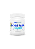 BCAA Max Support i vit burk med lock och etikett, 500 g