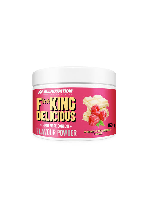 Allnutrition Fitking Delicious smakpulver, vit choklad och hallon, 150 g