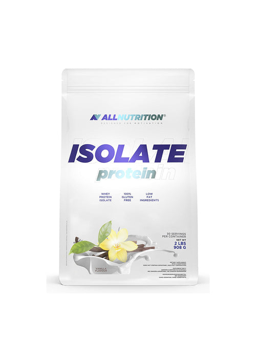 Allnutrition Isolate proteinpulverpåse, vanilj, 908 g