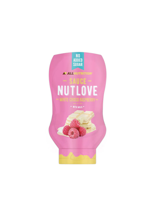 Allnutrition Nutlove-sås 280 ml, vit choklad & hallon