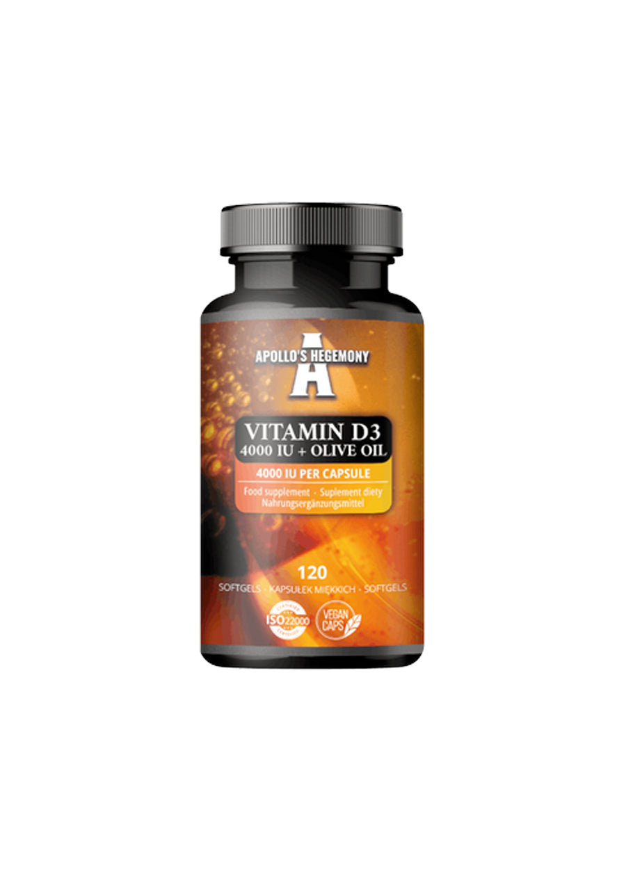 Apollo's Hegemony Vitamin D3 4000IU + Olive Oil 120 Kapslar