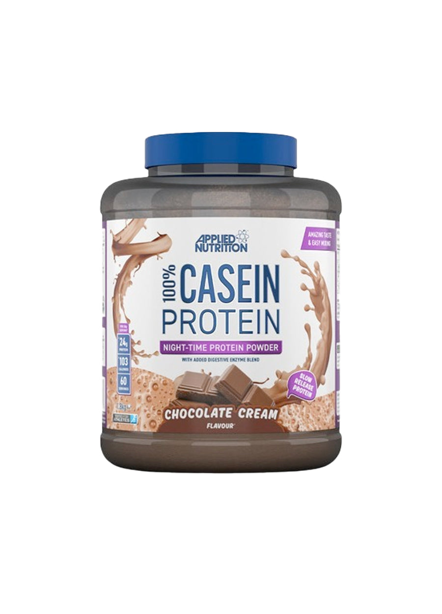 Applied Nutrition 100% Casein Protein 1800g Chocolate Cream Framsida