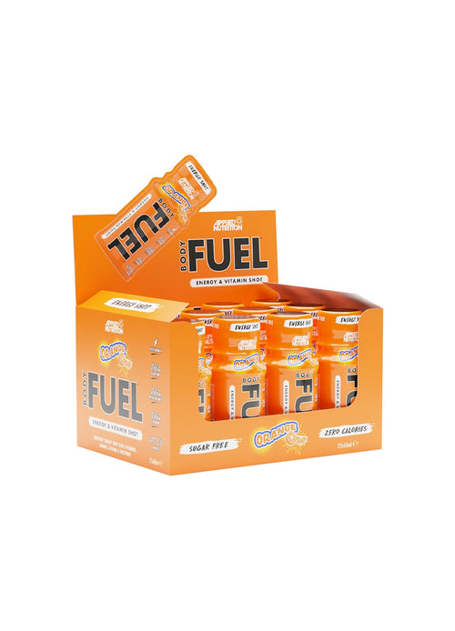 Bodyfuel energikottar 12 x 60 ml i ask, apelsin