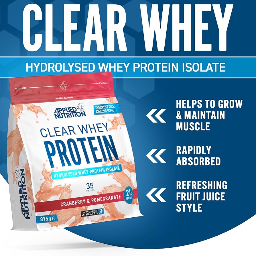 Applied Nutrition Clear Whey Protein 875g fördelar