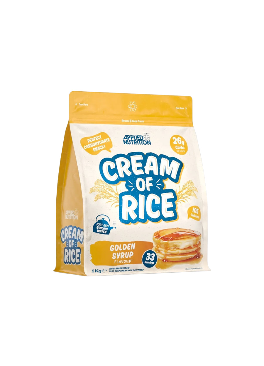 Applied Nutrition Cream of Rice 1000g Golden Syrup framsida