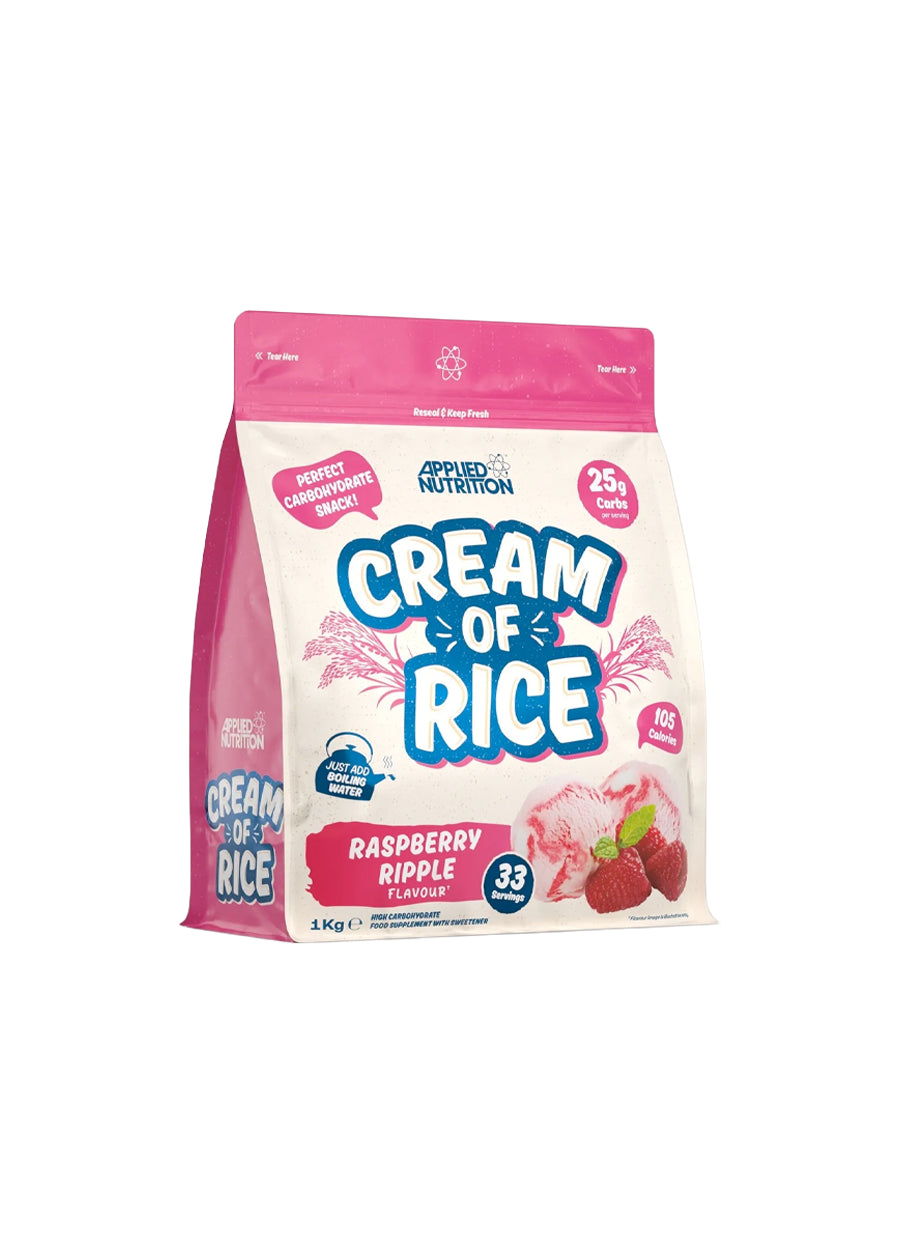Applied Nutrition Cream of Rice 1000g Raspberry Ripple framsida