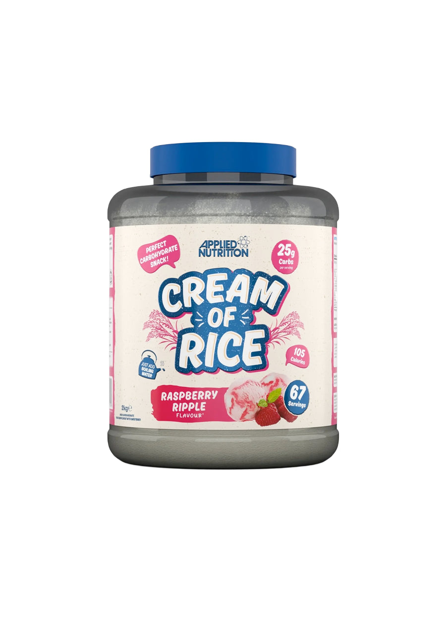 Applied Nutrition Cream of Rice 2000g Raspberry Ripple framsida